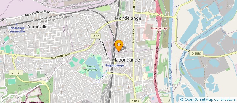 localisation de l'entreprise MONSIEUR JULIEN HEMMER  MONDELANGE