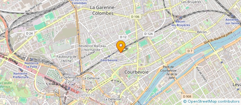 localisation de l'entreprise MONSIEUR JULIEN HEMON à COURBEVOIE
