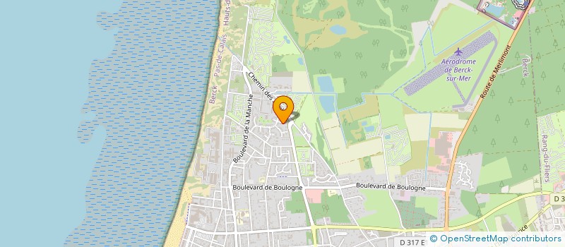 localisation de l'entreprise MONSIEUR JULIEN HENNEBO  BERCK