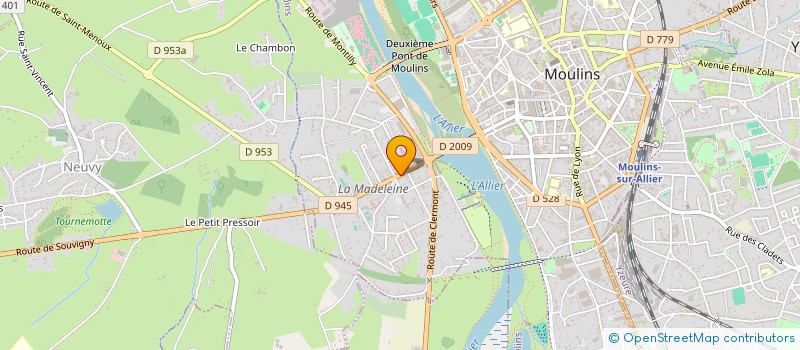 localisation de l'entreprise MONSIEUR JULIEN HENON  TOULON-SUR-ARROUX