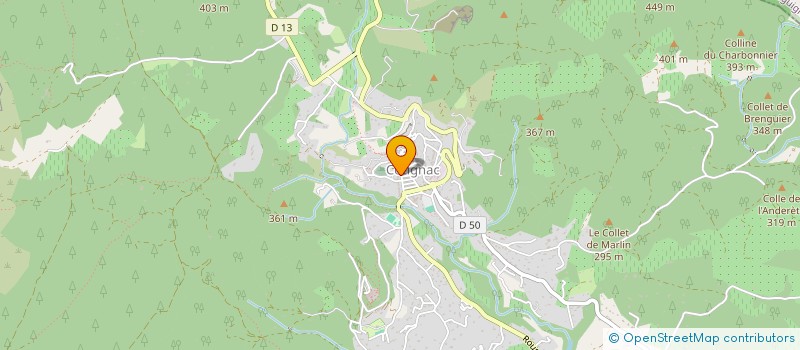 localisation de l'entreprise MONSIEUR JULIEN HENRI  COTIGNAC