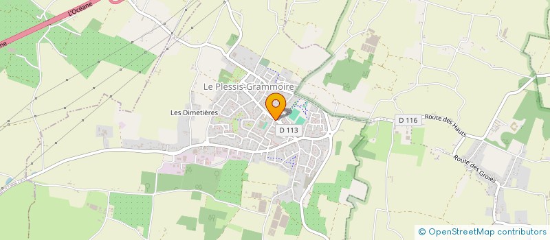 localisation de l'entreprise MONSIEUR JULIEN HENRY  LE PLESSIS-GRAMMOIRE