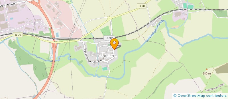 localisation de l'entreprise MONSIEUR JULIEN HENRY TURNAU  PONTPIERRE
