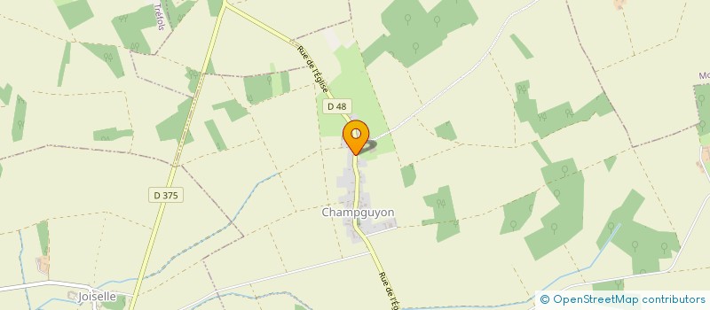 localisation de l'entreprise MONSIEUR JULIEN HERBETTE  CHAMPGUYON