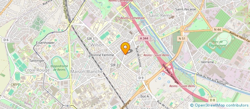 localisation de l'entreprise MONSIEUR JULIEN HERBILLON  REIMS