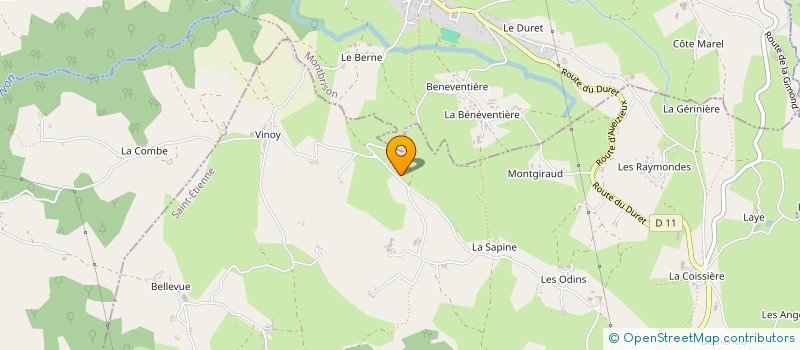 localisation de l'entreprise MONSIEUR JULIEN HERBIN  SAINT-HEAND