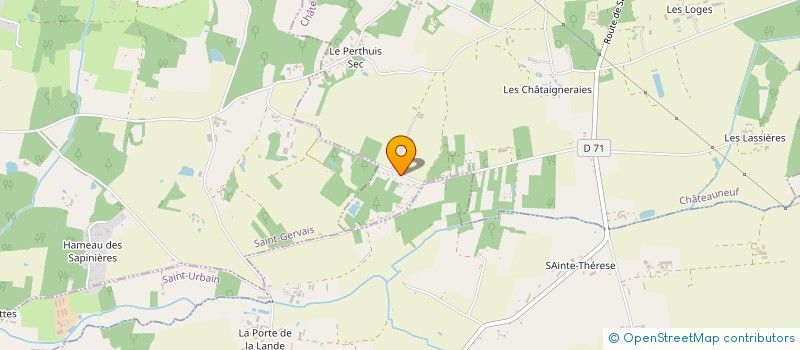 localisation de l'entreprise MONSIEUR JULIEN HERBRETEAU à CHATEAUNEUF