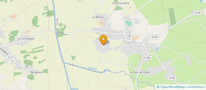 localisation de l'entreprise MONSIEUR JULIEN HERCHIN-PAUL  QUILLY