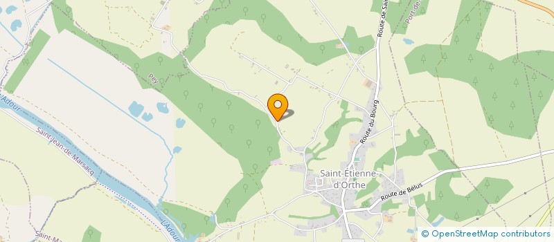 localisation de l'entreprise MONSIEUR JULIEN HERISSON  SAINT-ETIENNE-D'ORTHE