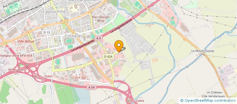 localisation de l'entreprise MONSIEUR JULIEN HERISSON  NIMES