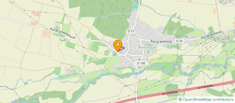 localisation de l'entreprise MONSIEUR JULIEN HERMANN  REININGUE