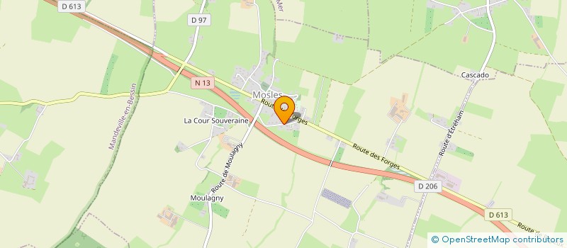 localisation de l'entreprise MONSIEUR JULIEN HERNANDEZ  MOSLES