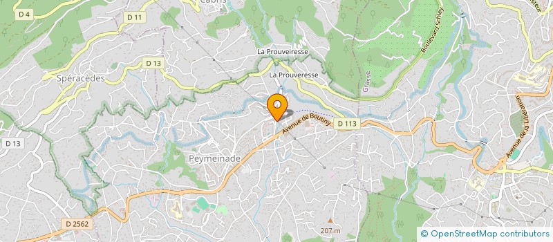 localisation de l'entreprise MONSIEUR JULIEN HERNANDEZ  PEYMEINADE