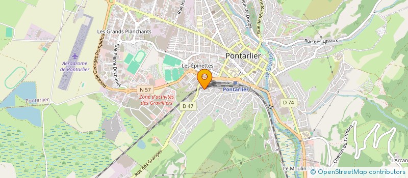 localisation de l'entreprise MONSIEUR JULIEN HERR à PONTARLIER
