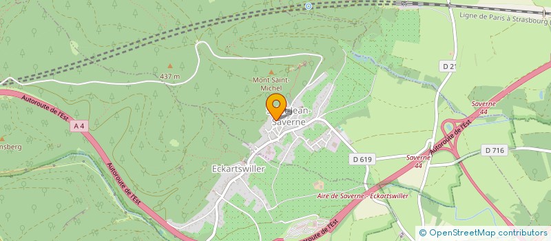 localisation de l'entreprise MONSIEUR JULIEN HERTRICH  SAINT-JEAN-SAVERNE