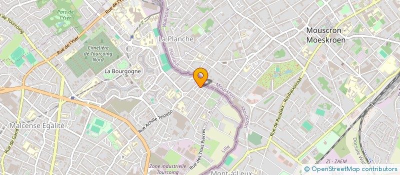 localisation de l'entreprise MONSIEUR JULIEN HESPEL  TOURCOING