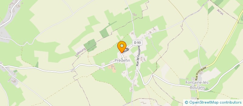 localisation de l'entreprise MONSIEUR JULIEN HETRU  PREDEFIN