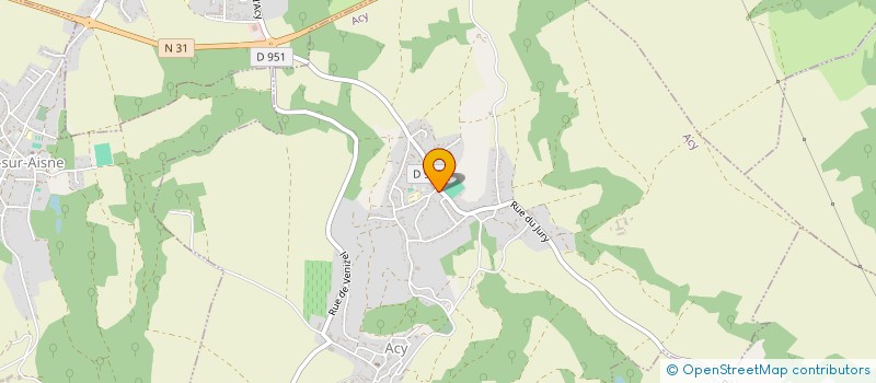 localisation de l'entreprise MONSIEUR JULIEN HEYD  CUISY-EN-ALMONT