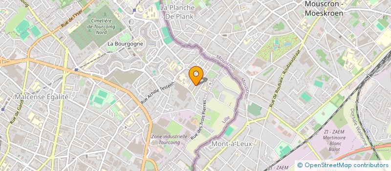 localisation de l'entreprise MONSIEUR JULIEN HEYE  TOURCOING