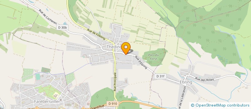 localisation de l'entreprise MONSIEUR JULIEN HILPERT  THEDING