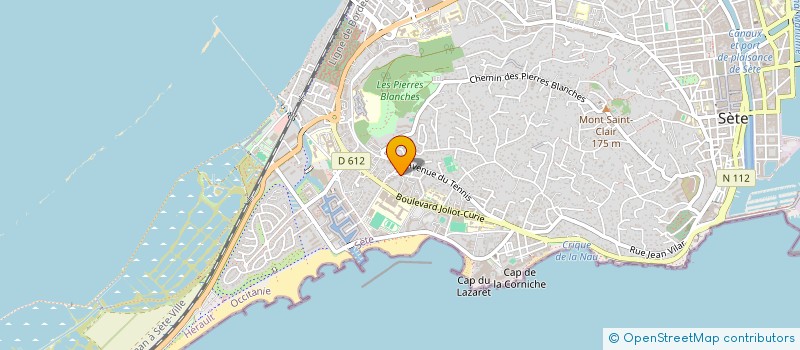 localisation de l'entreprise MONSIEUR JULIEN HISPA à SETE