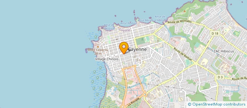 localisation de l'entreprise MONSIEUR JULIEN HO A TEN à CAYENNE