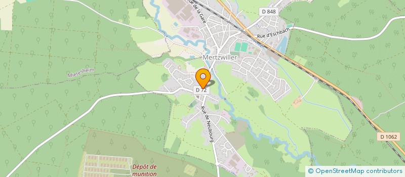 localisation de l'entreprise MONSIEUR JULIEN HOERR  MERTZWILLER