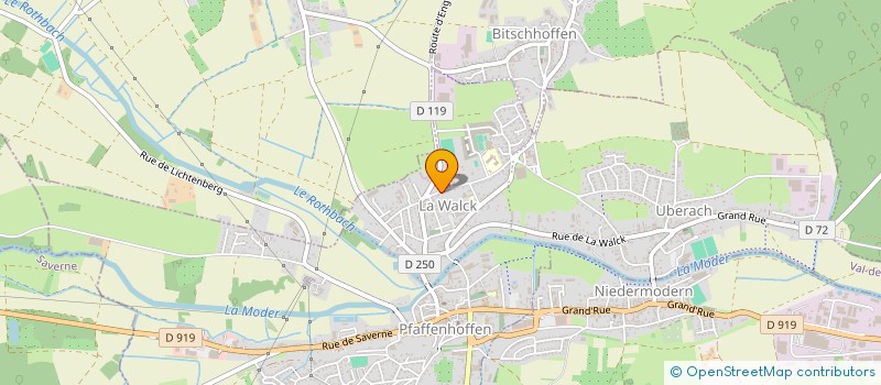 localisation de l'entreprise MONSIEUR JULIEN HOERTH  BITSCHHOFFEN