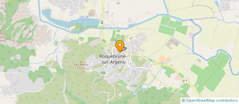 localisation de l'entreprise MONSIEUR JULIEN HOET à ROQUEBRUNE-SUR-ARGENS
