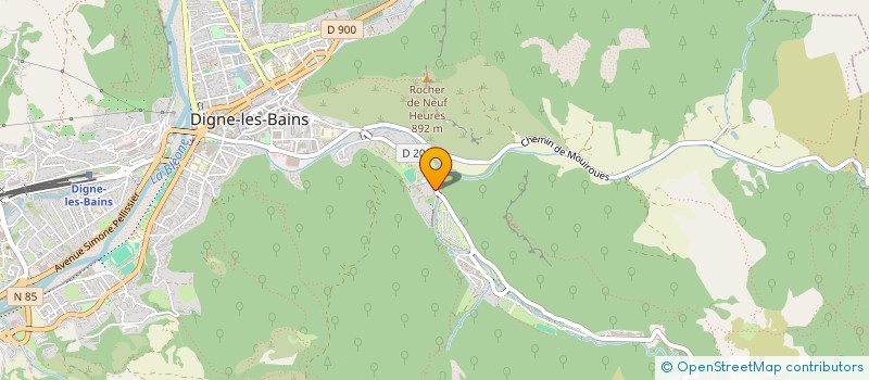 localisation de l'entreprise MONSIEUR JULIEN HOPIC à DIGNE-LES-BAINS