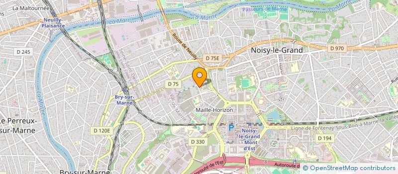 localisation de l'entreprise MONSIEUR JULIEN HORN  NOISY-LE-GRAND