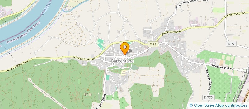 localisation de l'entreprise MONSIEUR JULIEN HOURDEQUIN  BARBENTANE