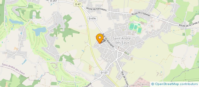 localisation de l'entreprise MONSIEUR JULIEN HOUSSAT  SAINT-ANDRE-DES-EAUX