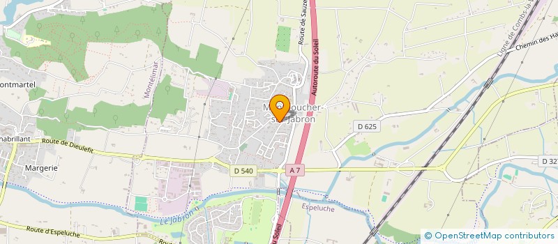 localisation de l'entreprise MONSIEUR JULIEN HOVAERE  MONTBOUCHER-SUR-JABRON