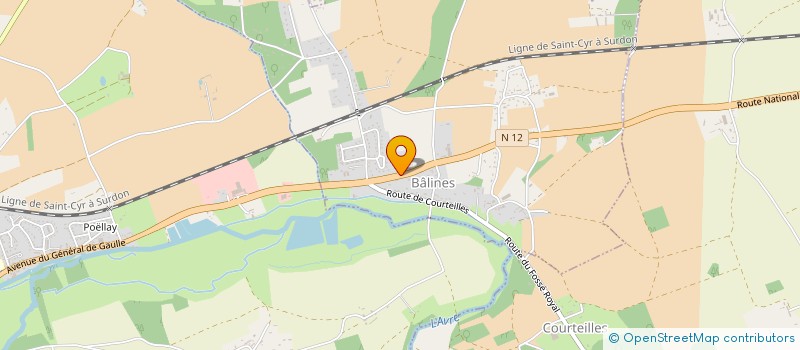 localisation de l'entreprise MONSIEUR JULIEN HUARD  BALINES