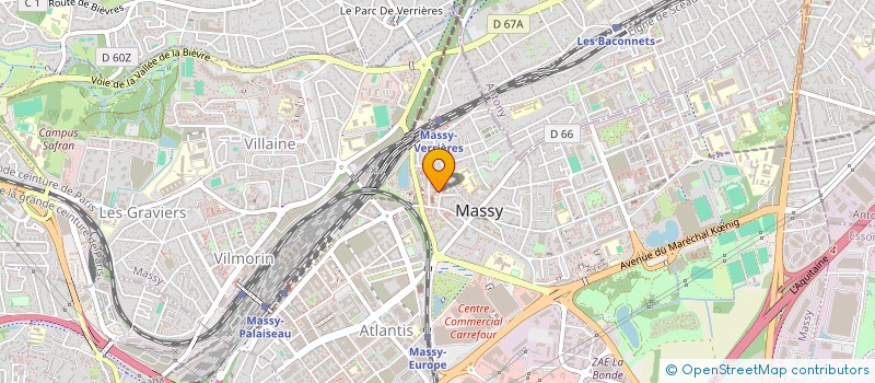 localisation de l'entreprise MONSIEUR JULIEN HUBERT à MASSY
