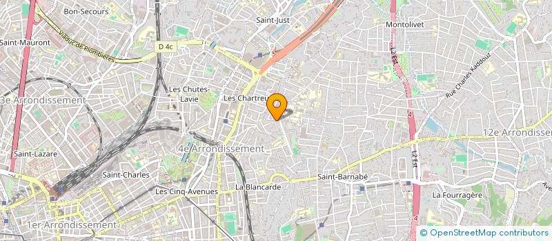 localisation de l'entreprise MONSIEUR JULIEN HUBERT à MARSEILLE