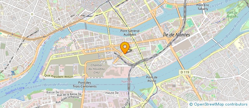 localisation de l'entreprise MONSIEUR JULIEN HUCHET à NANTES