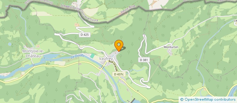 localisation de l'entreprise MONSIEUR JULIEN HUELIN  VAUFREY