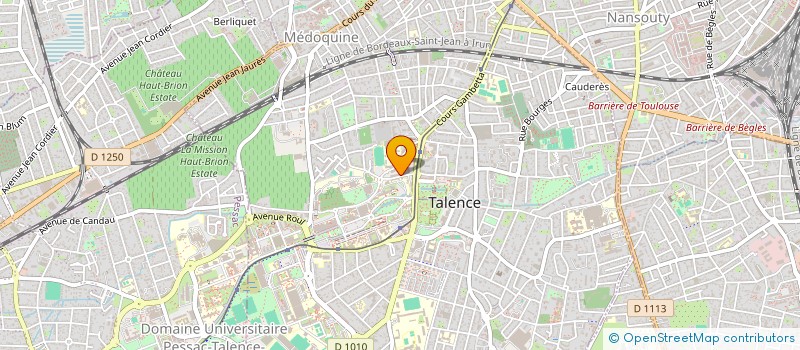 localisation de l'entreprise MONSIEUR JULIEN HUERTA  MERIGNAC