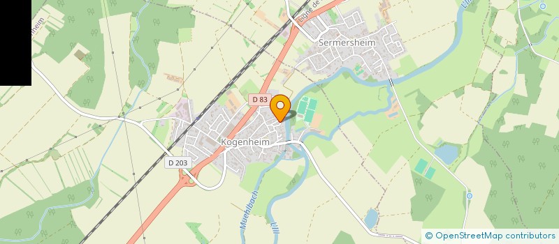 localisation de l'entreprise MONSIEUR JULIEN HUFFLING  KOGENHEIM