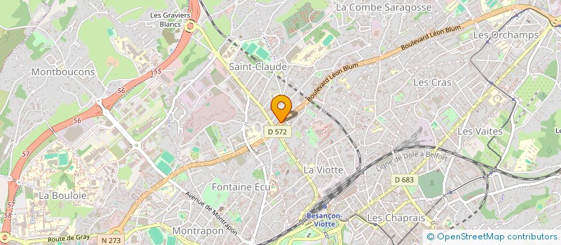 localisation de l'entreprise MONSIEUR JULIEN HUMBERT à BESANCON