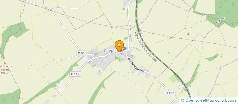 localisation de l'entreprise MONSIEUR JULIEN HUREL  TROUSSENCOURT