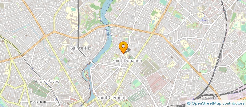 localisation de l'entreprise MONSIEUR JULIEN HUTEAU à NANTES