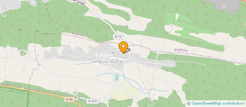 localisation de l'entreprise MONSIEUR JULIEN IANNELLA  CAMPS-LA-SOURCE