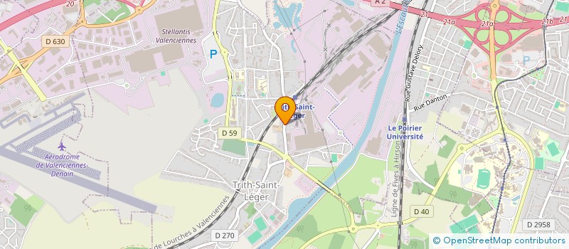 localisation de l'entreprise MONSIEUR JULIEN IHADDADENE  TRITH-SAINT-LEGER