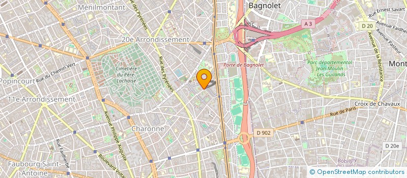 localisation de l'entreprise MONSIEUR JULIEN INIGO  PARIS