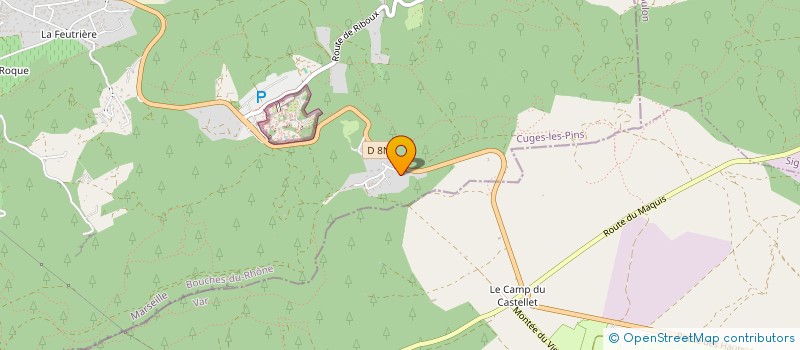 localisation de l'entreprise MONSIEUR JULIEN INNOCENTI  CUGES-LES-PINS