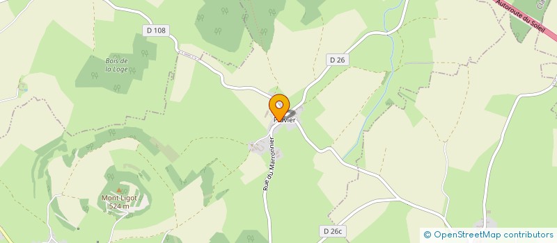 localisation de l'entreprise MONSIEUR JULIEN JACOB  FONTANGY