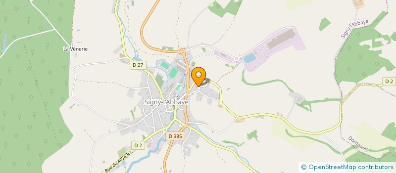 localisation de l'entreprise MONSIEUR JULIEN JACQUES  SIGNY L ABBAYE
